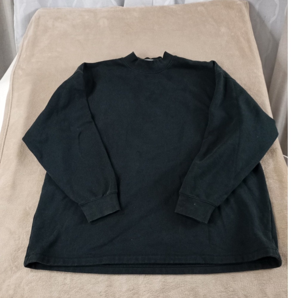Fear of God ESSENTIALS Fleece Sweater Men size XXL Black EUC